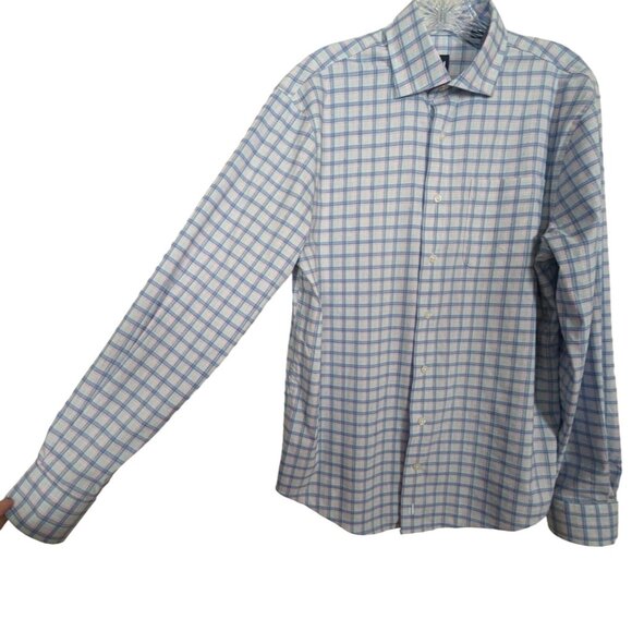 Johnnie-O Shirt Mens Size Small‎ Blue Button Up Performance stretch breathable - Picture 3 of 13